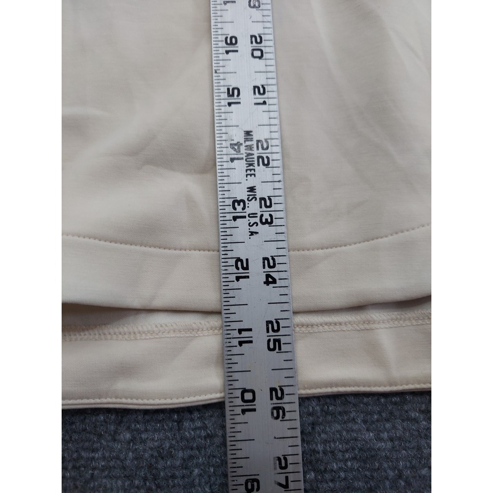 Members Mark Shirt womens XXL Beige Short Sleeve Luxe Tee Stretch Soft NWT‎ - Picture 7 of 10